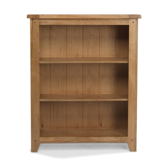 Abbey Oak Low Bookcase H 109 X W 89 X D 30