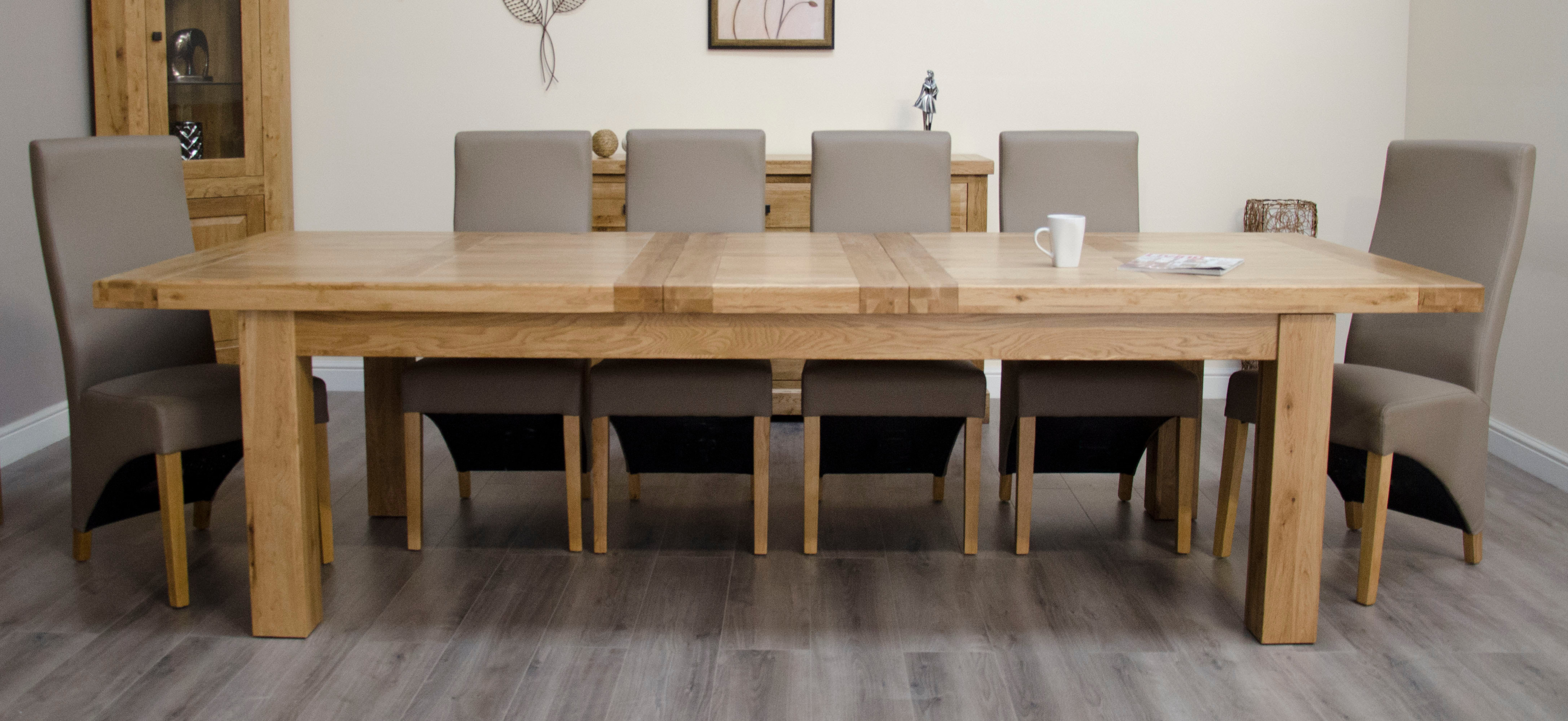 Large Dining Room Solid Wood Tables
