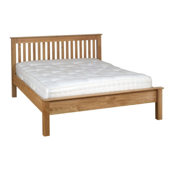 Helmsley Solid Oak Low Foot End Bed, 3 Foot Bed Frame